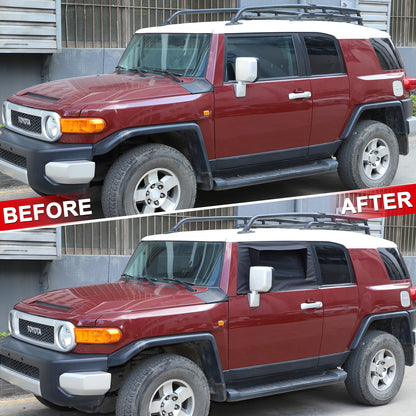 Front Door Window Sun Shade Cover For Toyota FJ Cruiser 2007-2021 3
