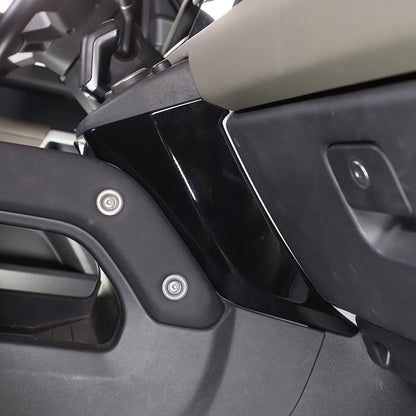 Glossy Black Center Console Knee Side Cover Trim For Land Rover Defender 2022-23 4