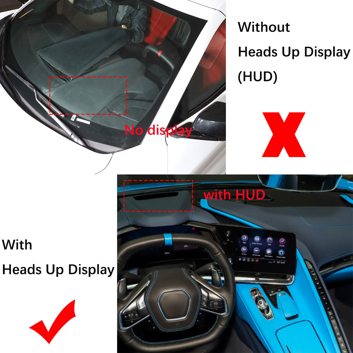 Real Carbon Fiber Interior Trim Cover For C8 Corvette Stingray Z51 Z06 Z07 20-25 65