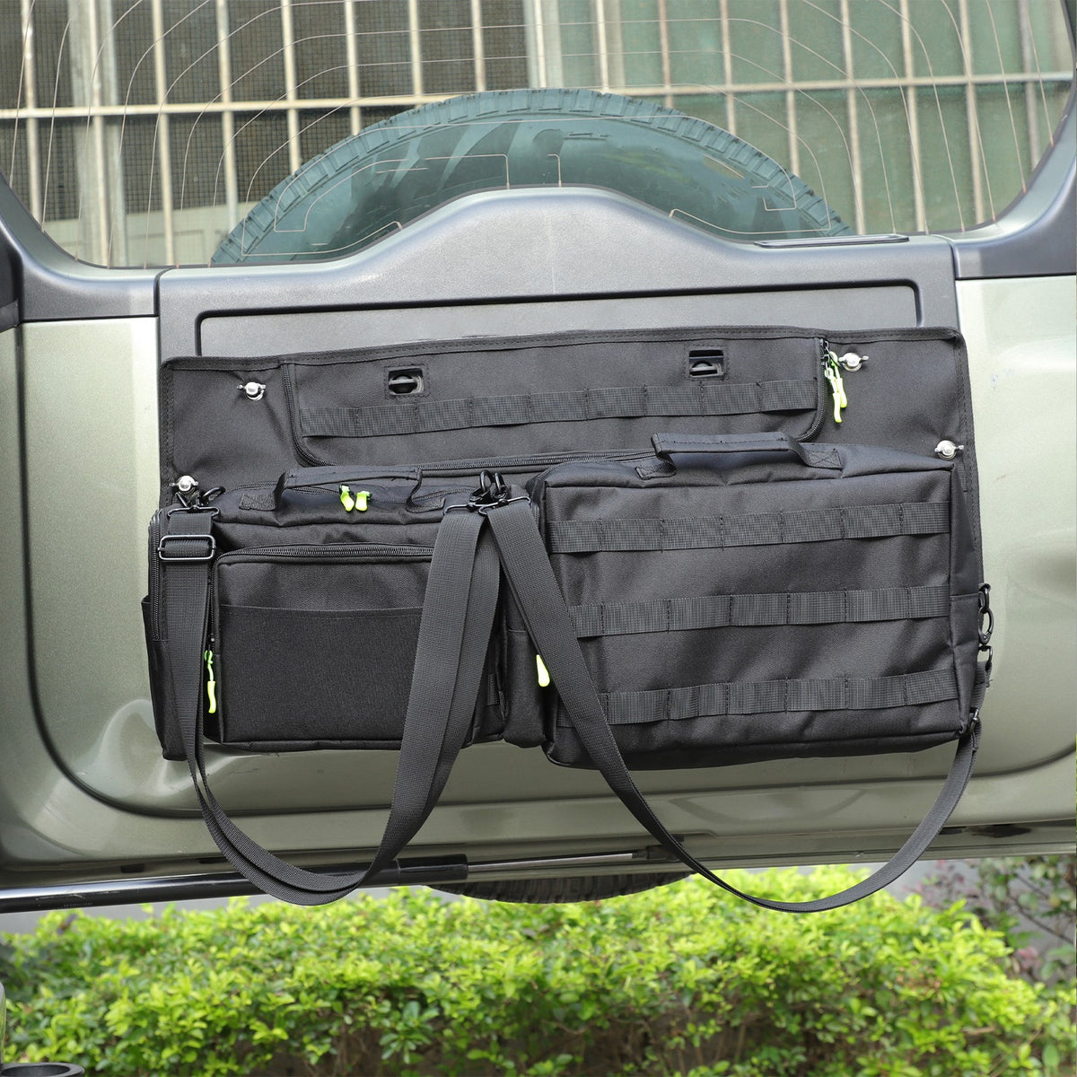 Cargo Rear Door Tailgate Trunk Storage Bag For Land Rover Defender L663 2020+ 14