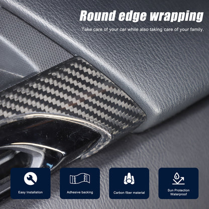 Real Carbon Fiber Center Console air outlet Trim Cover For Mazda MX-5 Miata 16+ 23