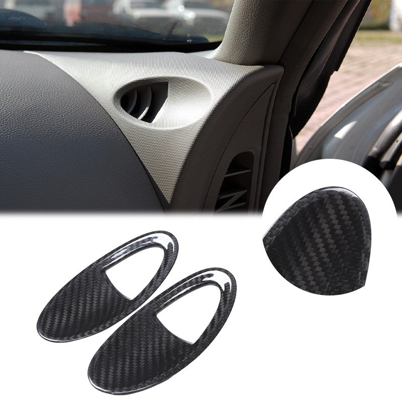 Real Carbon Fiber Side Air Vent Cover Trim For Nissan 350Z Z33 2003-2006 19