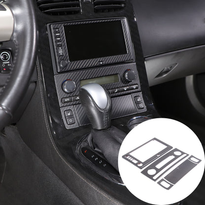 Matte Dry Real Carbon Fiber Center Console Trim Cover For Corvette C6 2005-13 30