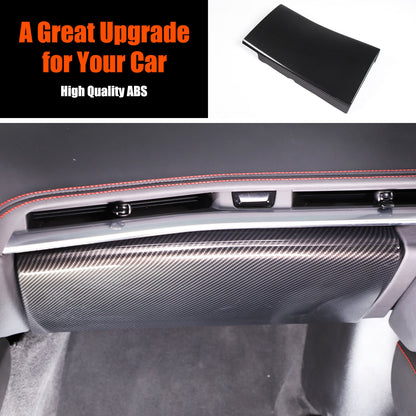 ABS Carbon Fiber Co-pilot Storage Glove Box Cover Trim For C8 Corvette 20-26 US 10