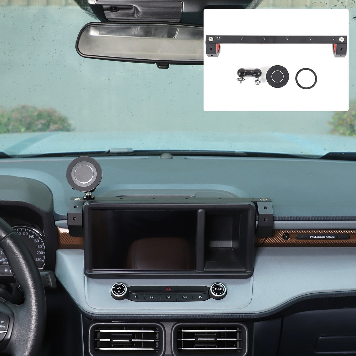 Magnetic Screen Navigation Cell Phone Mount Holder Bracket For Ford Maverick 22+ 1