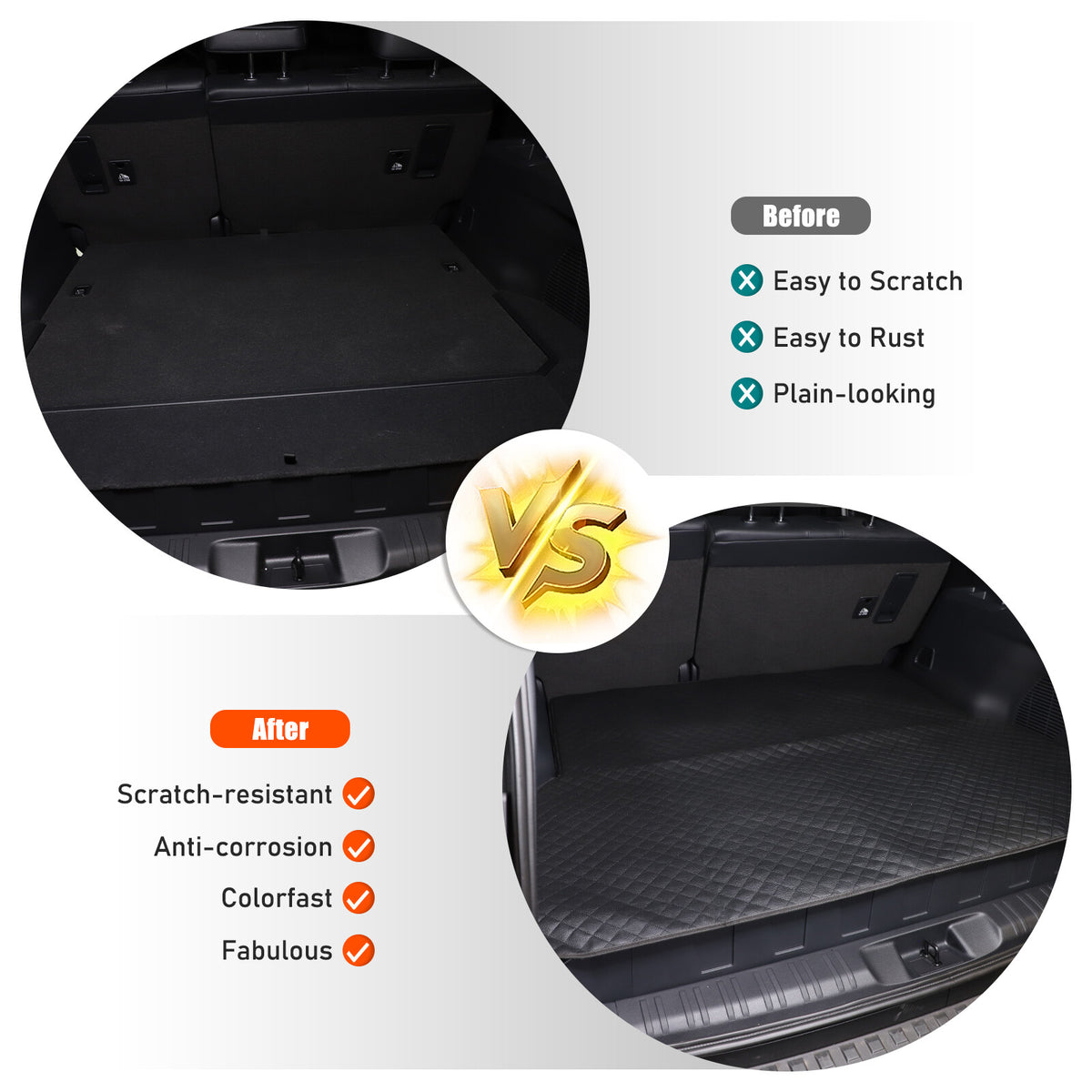 Cargo Trunk Tray Liner Rear Trunk Floor Mat For Toyota Land Cruiser LC250 24+ 9