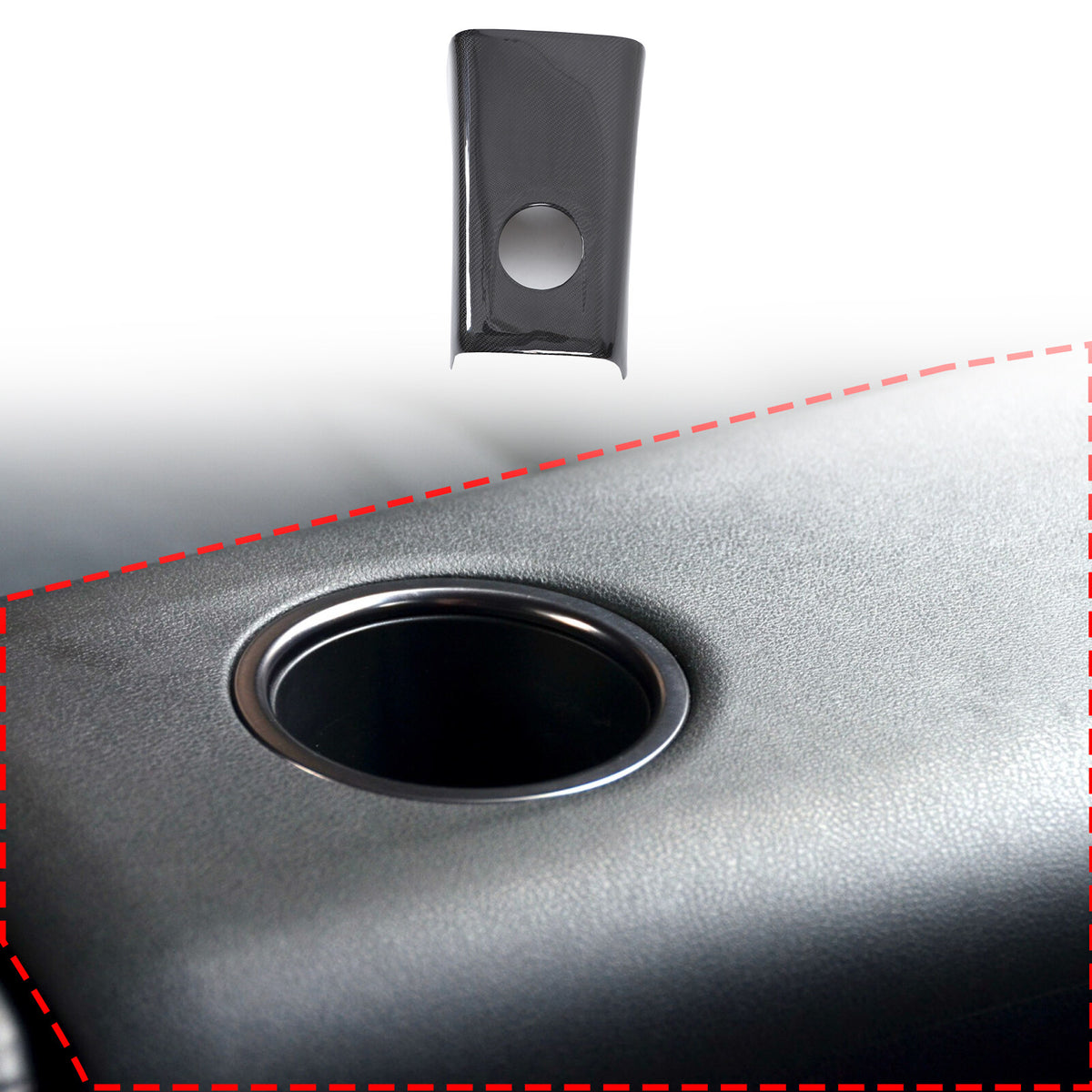 Real Carbon Fiber Rear Seat Armrest Panel Trim For Nissan GT-R R35 08-16 US 2