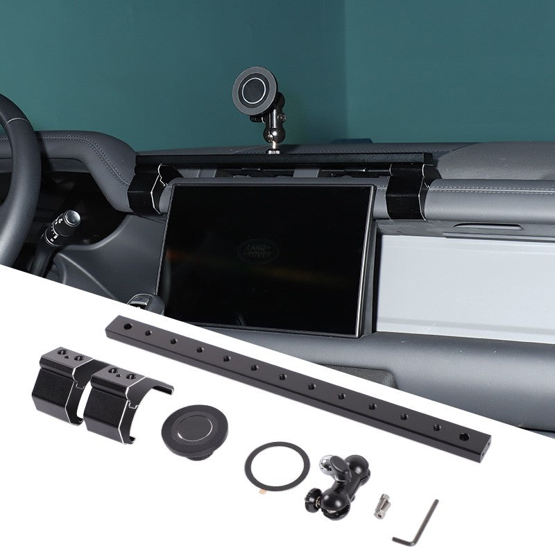 Magnetic Center Console Phone Mount Bracket For LR Defender L663 2020-2023 22