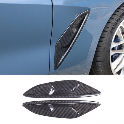 For BMW 8 Series G14 G15 G16 840i 2018-22 Dry Carbon Side Air Fender Vent Cover 1