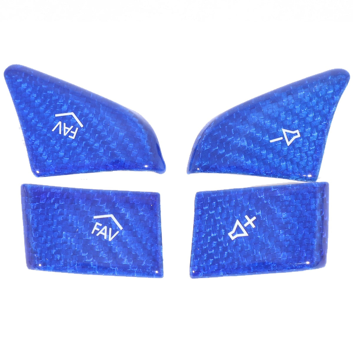 Blue Real Carbon Fiber Full Interior Set Decor Trim Kit for Corvette C8 20-25 - Variants 21-25 45