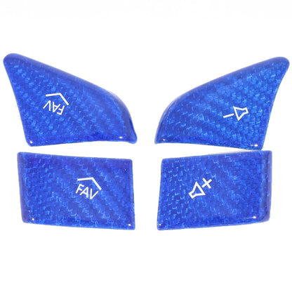 Blue Real Carbon Fiber Full Interior Set Decor Trim Kit for Corvette C8 20-25 - Variants 21-25 45