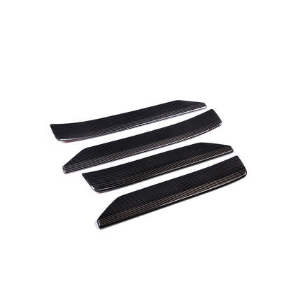 ABS Carbon Fiber 4-Door Panel Trim Cover for 2014-2021 Toyota Tun-dra 9