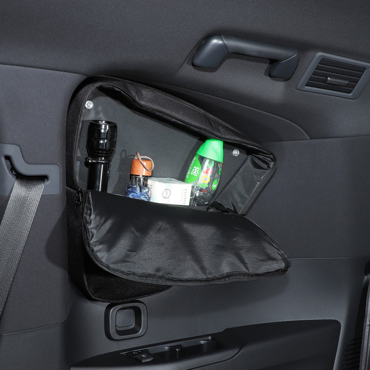 Rear Trunk Cargo Side Window Organizer Storage Pouch For Lexus LX 2022+ 9