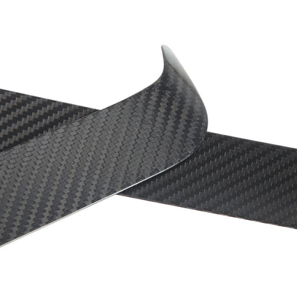 Real Dry Carbon Fiber Center Console Interior Trim Cover For Tesla Model 3 2023+ 23