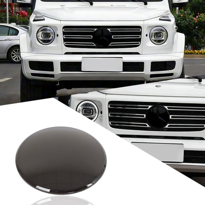 Smoked Black ABS Front Logo Badge Cover Trim For Benz W463 G550 G63 2019+ US 10