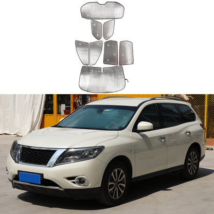 Car Full Window Sunshade Cover Shades Sun Visor for Nissan Pathfinder 13-18 US 2