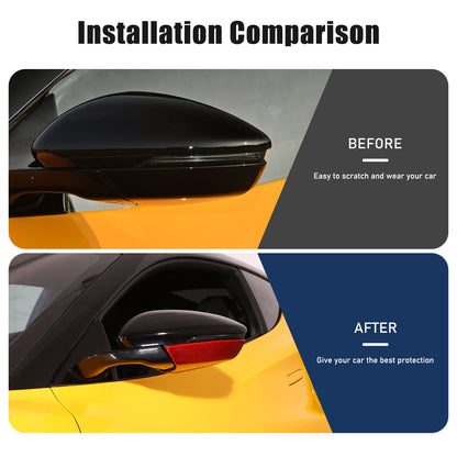 Red Real Carbon Fiber Interior Exterior Conosle Trim Cover For Lotus EMIRA 21-25 78