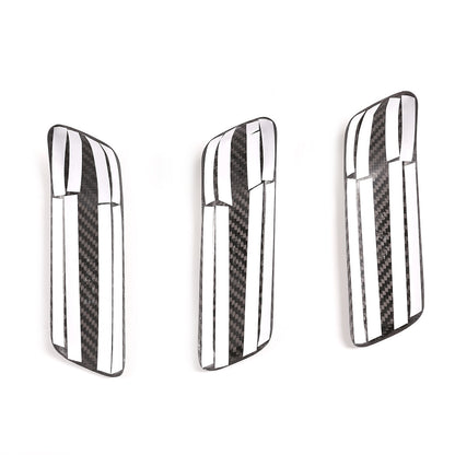 Real Carbon Fiber Inner Door Handle Trim For Land Rover Defender 110 2020-2023 3