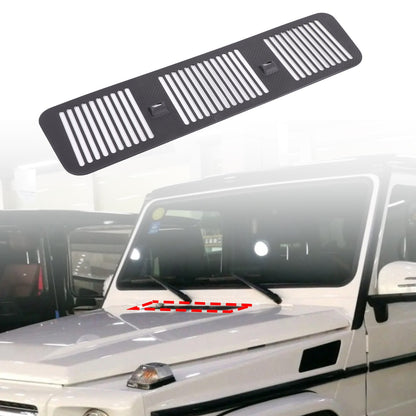 Matte Real Carbon Fiber Hood Air Vent Trim Panel For Benz G-Class W463 2006-2018 2