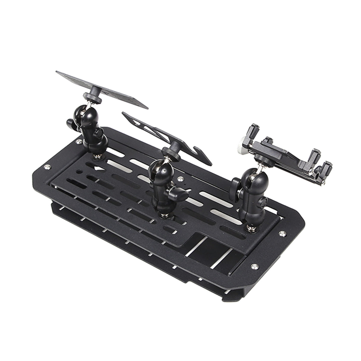 Dashboard mobile phone bracket Holder storage box Tray For Toyota Tundra 2022-26 9