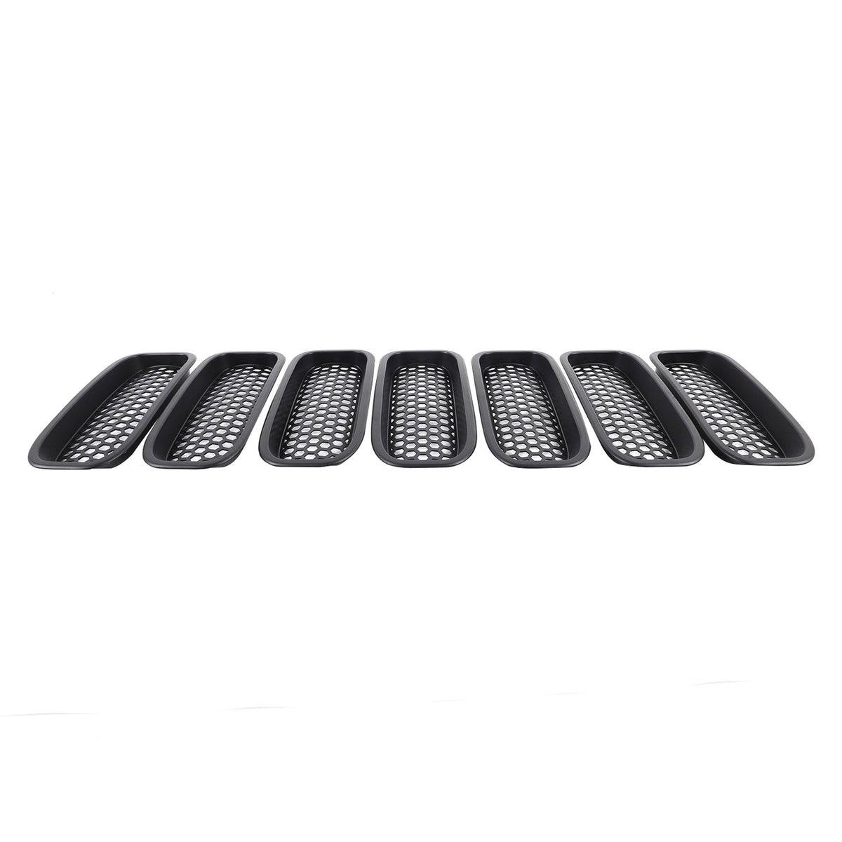 Black ABS Front Grille Anti-Insect Bug Screen Trim For Hummer H2 2003-2007 21
