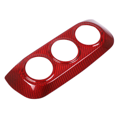 Red Real Carbon Fiber Interior Center Console Trim For Nissan Z 400Z RZ34 2023+ 58