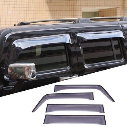 ABS Window Visor Sun Rain Guard Weather Shield Fit For Hummer H3 2