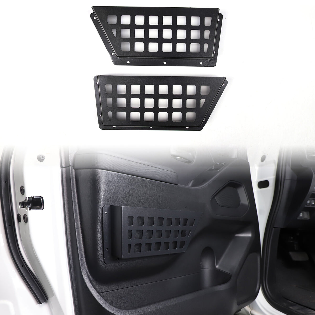 Car Front Door Storage Box Side Pocket Organizer For Nissan Frontier 2022-2024 4