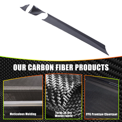 Real Carbon fiber Interior Dashboard Cover trim Strip for Alfa Romeo Tonali 22+ 5