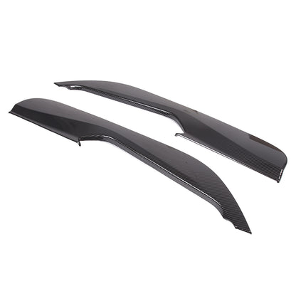 Carbon fiber ABS Car Door Bottom Anti Kick Trim Cover For Corvette C8 Z06 Z51 US 16