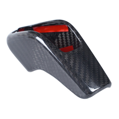Real Carbon Fiber Center Gear Shift Knob Cover Trim For Jaguar F-TYPE X152 2013+ 11