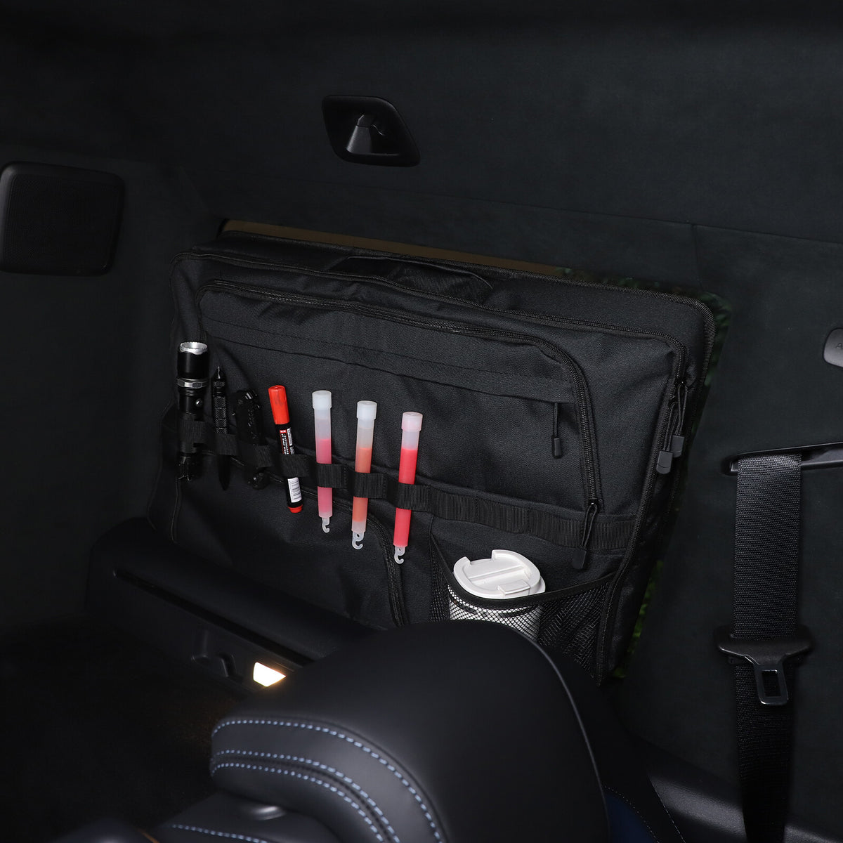 Car Trunk Left Side Window Storage Bag For Mercedes Benz G-Class 2019-23 12