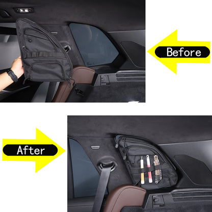 Car Trunk Right Side Window Storage Bag Tool Bag For BMW X5 2019-2023 10