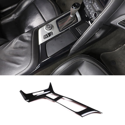 2pcs Glossy Black ABS Interior Gear Shift Panel Cover For Corvette C7 2014-2019 7