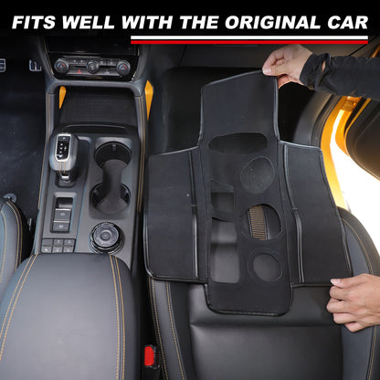 Suede Cloth Center Console Gear Shift Trim Cover For Ford Ranger T9 2023+ 7