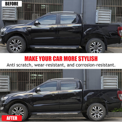 Aluminum Rear Door Window Louver Air Vent Panel Trim For Ford Ranger T7 15-22 US 4