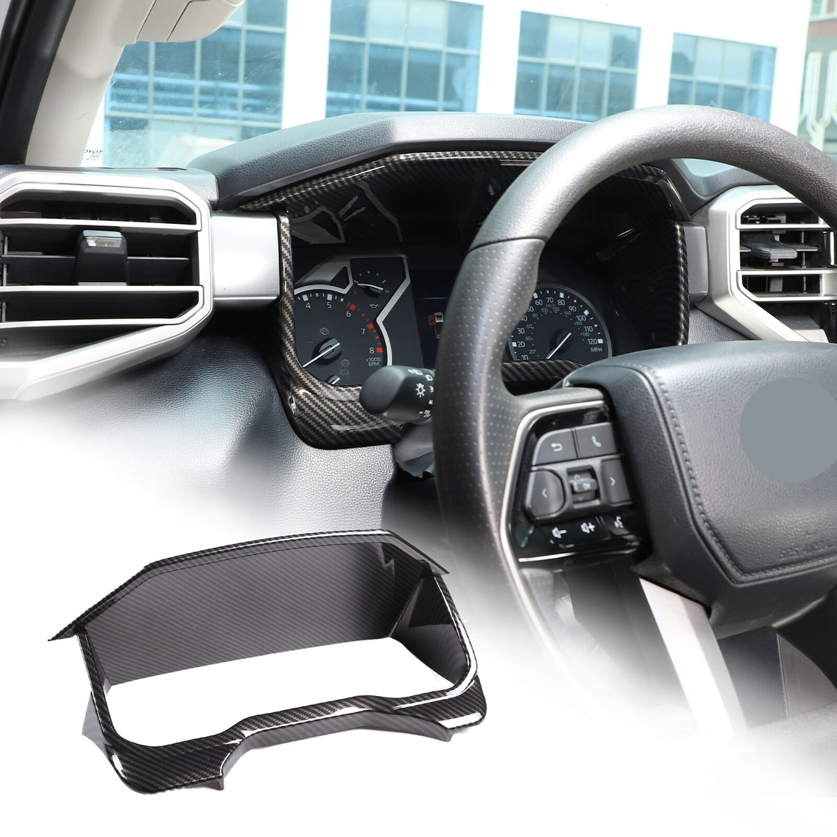 ABS Carbon Fiber Interior Set Cover Trim Kit For Toyota Tundra Sequoia SR 22+ - Styles 1-5 26