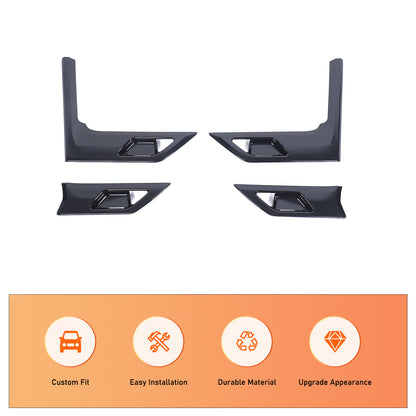 Glossy Black Interior Door Bowl Panel Trim Cover For Lexus GX550 2025+ 9