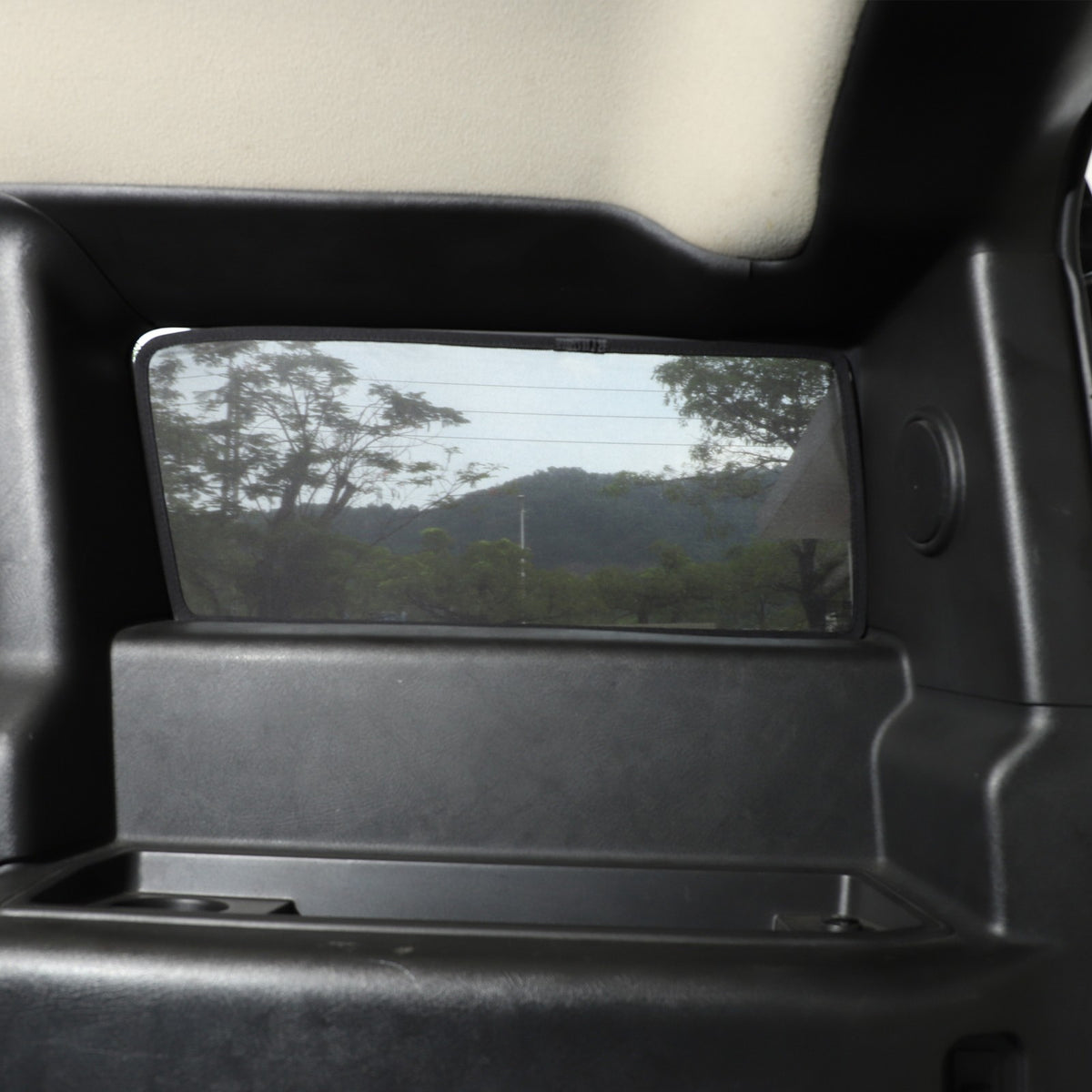 Black Rear Tailgate Window Mesh Screen Sun Shade Cover For Hummer H2 2003-2009 15