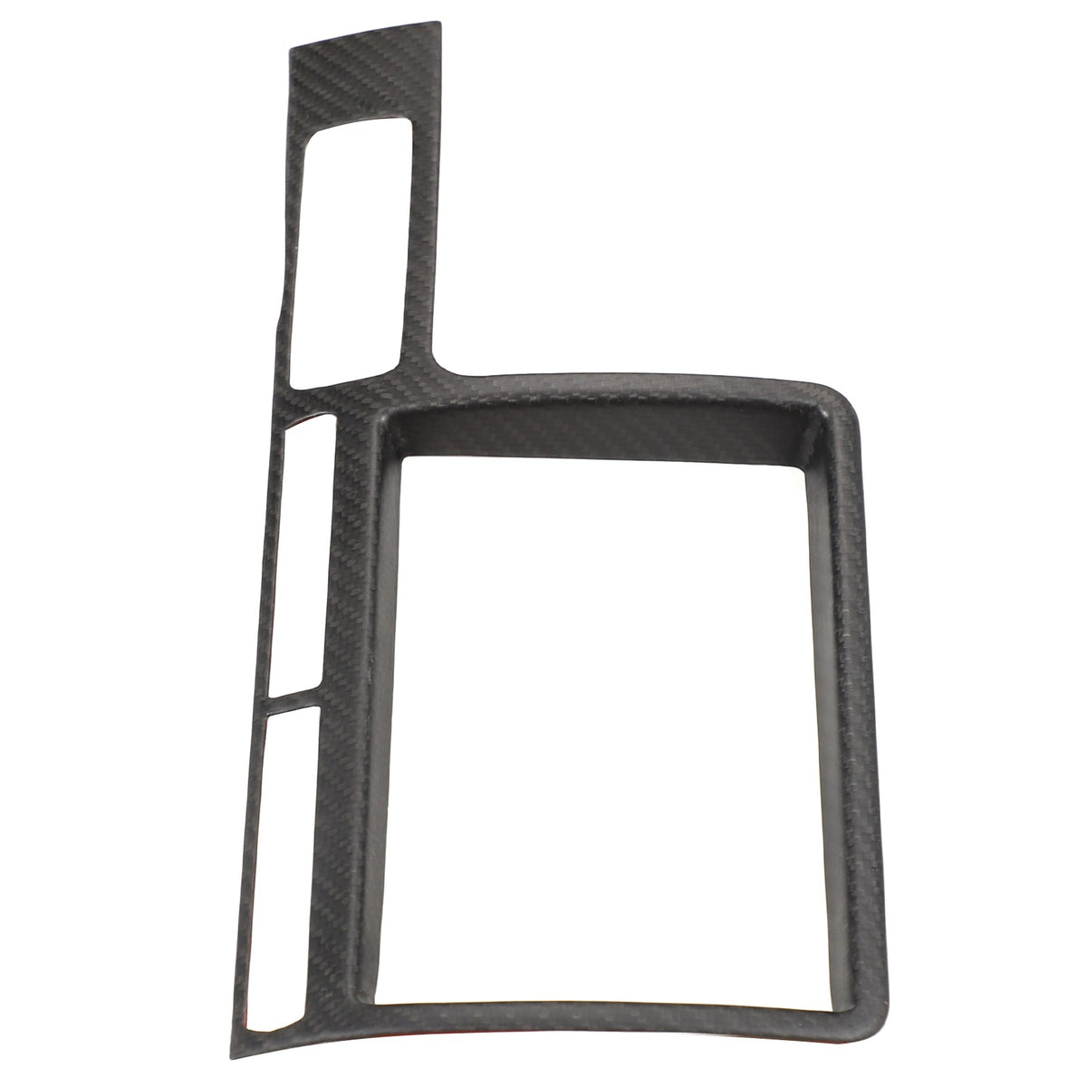 Matte Real Carbon Fiber Center Console Navigation Trim For Nissan GTR R35 08‑16 7