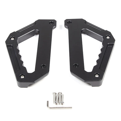 Black Alloy Door Pull Handle Armrest Panel Cover trim For LR Defender 2020-24 15