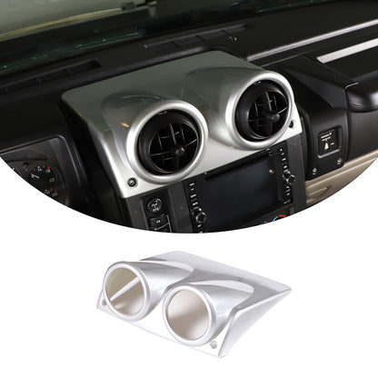 For Hummer H2 03-09 Dashboard Center Air Vent Panel Cover Trim Silver 3