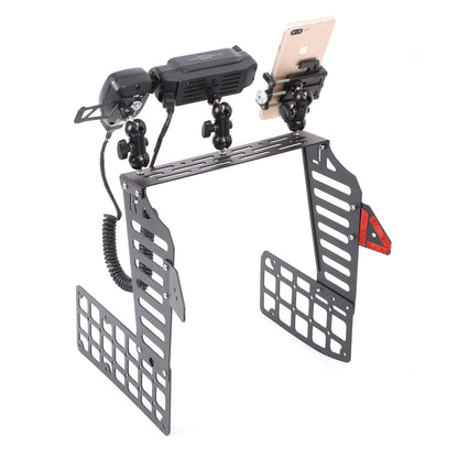 Center Console Molle Panels Digital Device Mount For Toyota FJ Cruiser 07-21 US 15