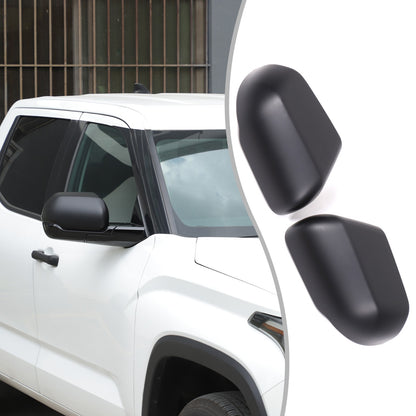Matte Black Exterior Rearview Mirror Cover Trim For Toyota Tundra/Sequoia 2022+ 21