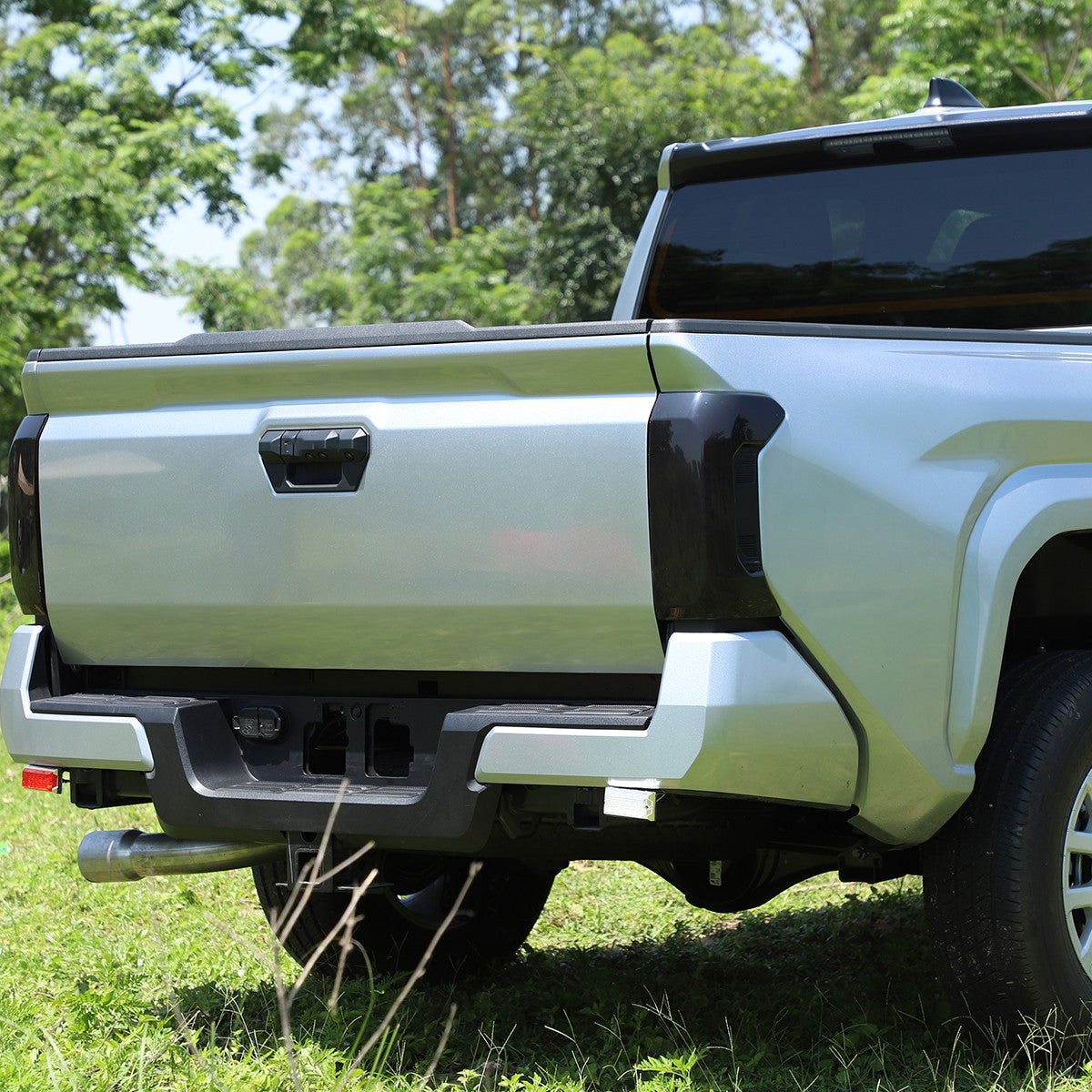 Smoked Tail Light Cover Blackout Overlay Len Guard For Toyota Tacoma 24+ 15