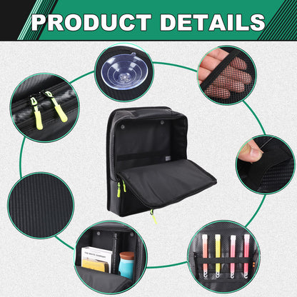 Carbon Fiber Pattern Trunk Side Window Bag For LR Defender 110 L663 2020+ 2