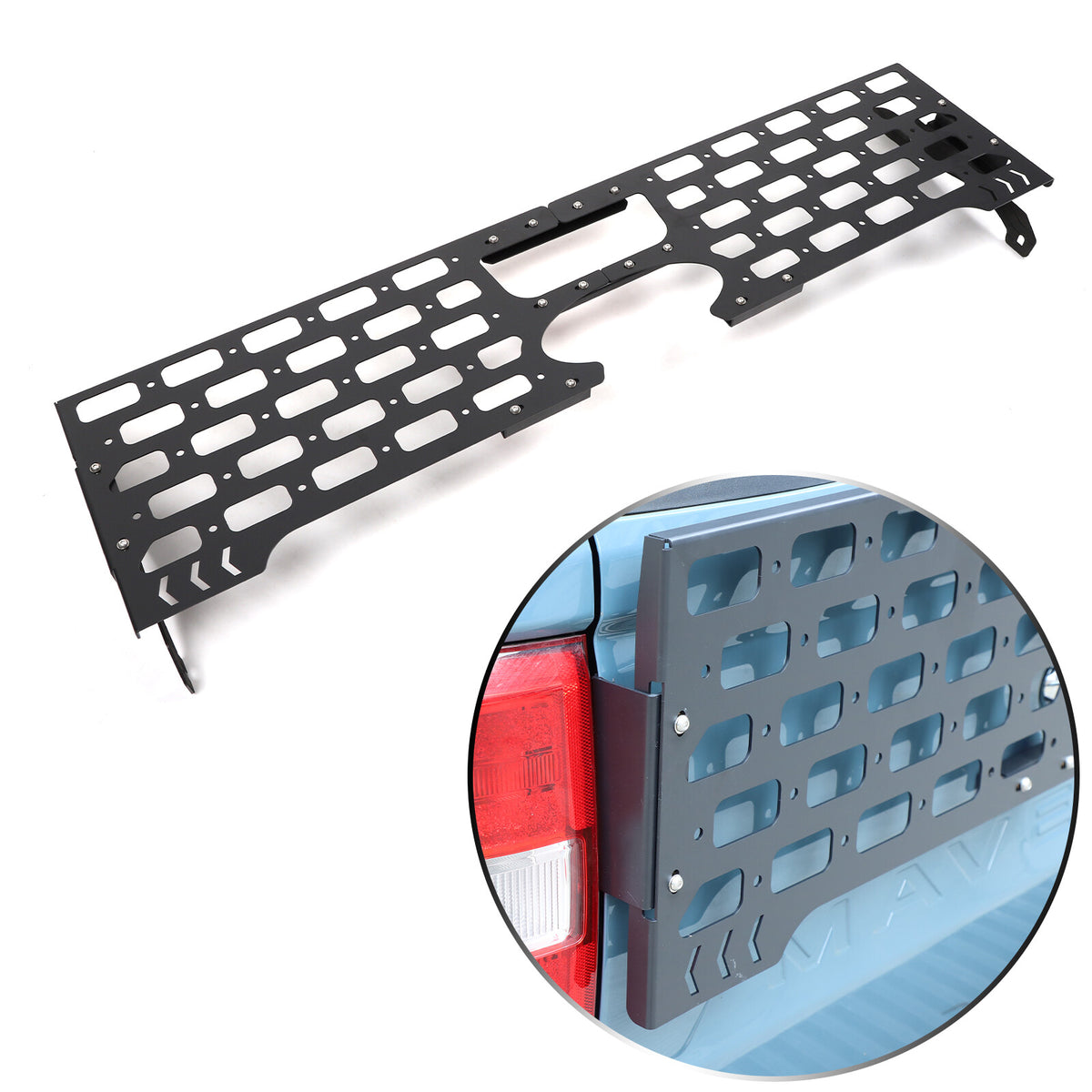 Rear Bed Molle Panel Truck Bed Tailgate Molle Panel For Ford Maverick 2022-2024 6