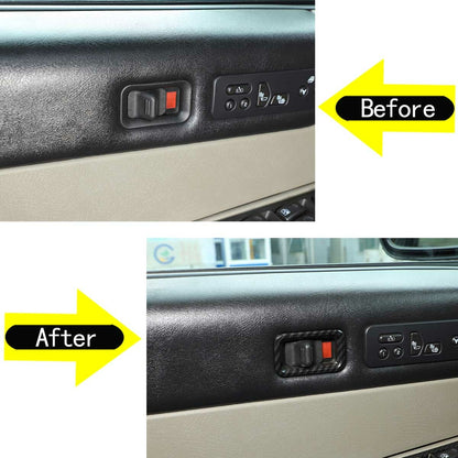 ABS Carbon Fiber Interior Full Set Panel Cover Trim for Hummer H2 2003-2007 - Styles 6-10 19