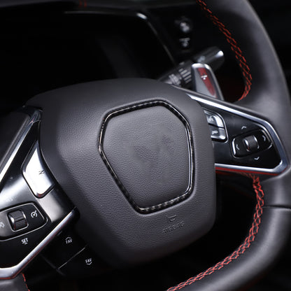 Carbon Fiber ABS Interior Full Decor Cover Trim Kit For Corvette C8 2020-2025 - Styles 41-45 37