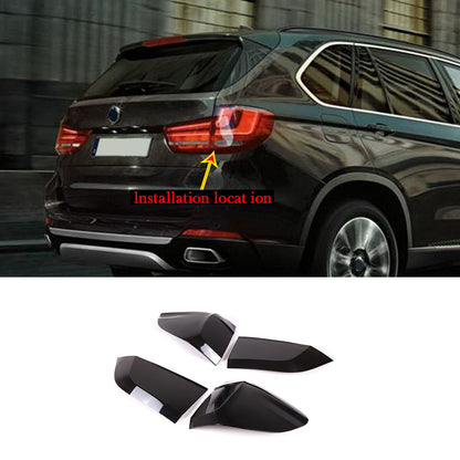 ABS Blackout Rear Tail Light Shell Lamp Shade Protect Cover For BMW X5 F15 14-18 1